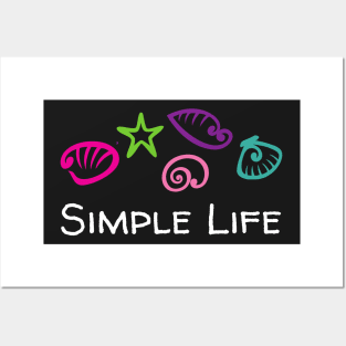 Simple Life - Seashells Posters and Art